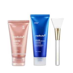 Korean Glass Skin Mask Duo with Jelly Brush