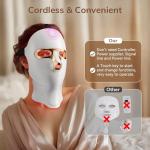 Cordless Red Light Therapy Face Mask for Home