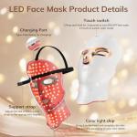 Cordless Red Light Therapy Face Mask for Home
