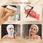 Cordless Red Light Therapy Face Mask for Home