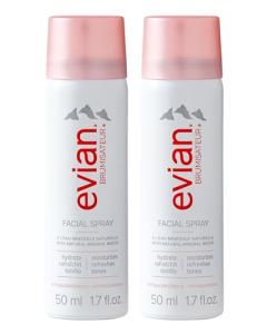 Evian Travel Facial Spray Duo - Hydrating Mist