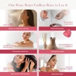 HBNO California Bottled Organic Rose Water for Face 4 fl oz (120ml) - USDA Certified Organic Rose Water Spray for Cleansing- Pure Rosewater for Hair - Rosewater Face Mist