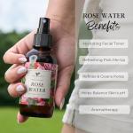 Organic Rose Water Facial Spray by Baja Basics