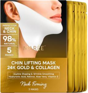 24K Gold V Line Lifting Mask – 5 Pack