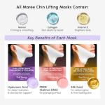 24K Gold V Line Lifting Mask – 5 Pack