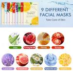 KONEUK 9-Pack Collagen Facial Hydrating Masks