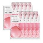 Mediheal Vegan Collagen Firming Sheet Masks - 10 pcs