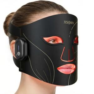 Cordless LED Red Light Therapy Facial Mask