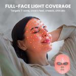 7-in-1 LED Red Light Therapy Face Mask