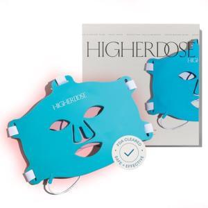 HigherDOSE LED Red Light Face Mask for Glowing Skin