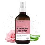 Organic Rose Water Face Mist with Aloe & Hyaluronic Acid