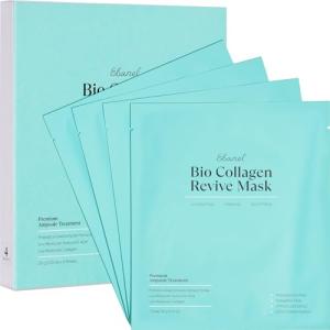 Ebanel Bio Collagen Face Masks - Hydrating 4-Pack