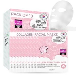 Collagen Essence Sheet Masks for Hydration and Glow