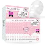 Collagen Essence Sheet Masks for Hydration and Glow
