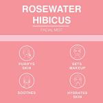 Rose Water Spray with Hyaluronic Acid & Hibiscus