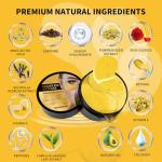 24K Gold Under Eye Masks for Puffiness Relief