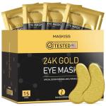 24k Gold Under Eye Patches for Dark Circles