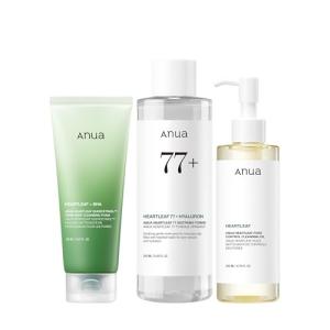 Anua Heartleaf Trio: Pore Control Cleansing Set