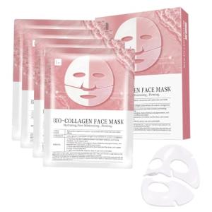 Bio-Collagen Deep Mask for Glowing Skin (4 Pcs)