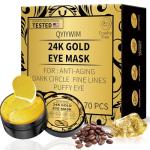24K Gold Under Eye Patches for Puffiness