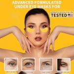 24K Gold Under Eye Patches for Puffiness