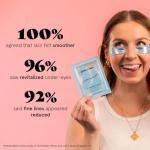 Vegan Blue Under Eye Gel Patches - 24 Pairs