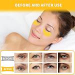 24K Gold Under Eye Patches for Puffiness
