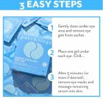 Cooling Eye Mask Patches with Peptides & Oils