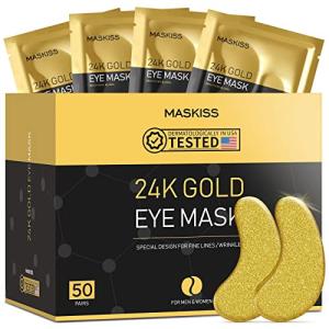 24k Gold Under Eye Patches for Dark Circles