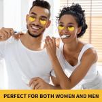 24K Gold Under Eye Patches for Puffiness