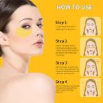 24K Gold Under Eye Masks for Dark Circles