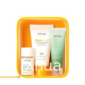 Anua Sun-Ready Travel Kit: Sunscreen & Cleansers
