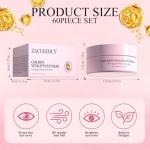 Peptide Collagen Hydrogel Under Eye Masks, 60 Patches