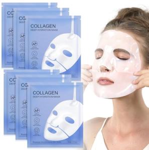 Overnight Hydrating Collagen Face Masks - 6PCS