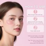 Rose Hydrogel Eye Masks for Puffiness & Dark Circles