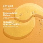 24K Gold Retinol Under Eye Patches - 60 Masks