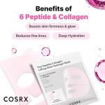 COSRX Pink Peptides Collagen Glow Hydrogel Masks