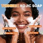 OAKDOLCHE Turmeric Kojic Acid Soap Bars Pack