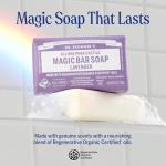 Dr. Bronner's Lavender Pure-Castile Bar Soap, 2 Pack