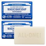Dr. Bronner's Peppermint Magic Soap Bars 2-Pack