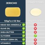 Dead Sea Sulfur Soap with Olive Oil - Vegan Bar