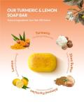 KlearBloom Lemon Turmeric Exfoliating Soap Bars