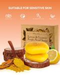 KlearBloom Lemon Turmeric Exfoliating Soap Bars