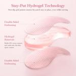 Anti-Wrinkle Eye Patches with Salmon DNA, 60 Pcs