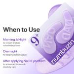 Numbuzin No.9 Cooling Eye Masks with Collagen