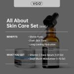 Snail Mucin and Vitamin C Skin Care Set