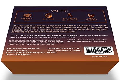 VALITIC Organic Dark Spot Remover Soap Bars (2 Pack)