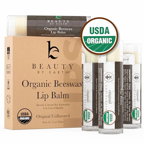 Organic Beeswax Lip Balm Pack