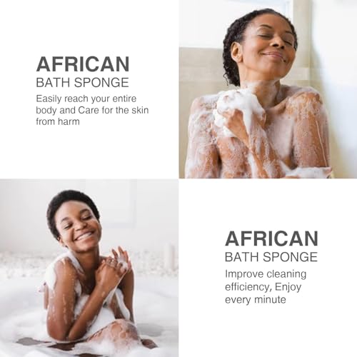 Organic African Bath Sponge Set for Daily Use