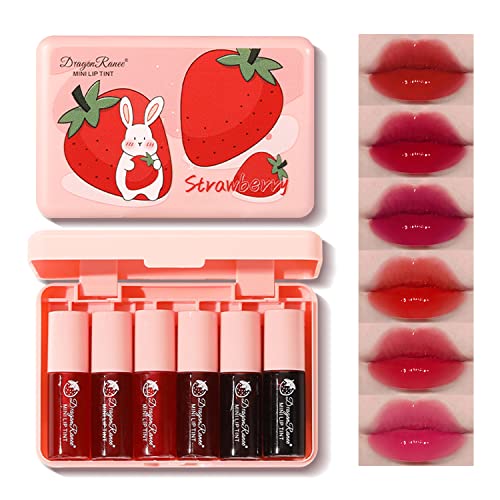 Eakroo 6 Colors Lip Tint Stain Organic Makeup